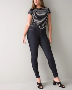 Curvy-Fit High-Rise Skinny Jeans