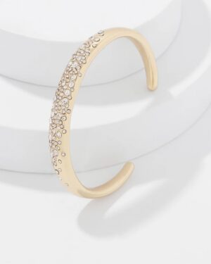 Dusted Pave Cuff Bracelet