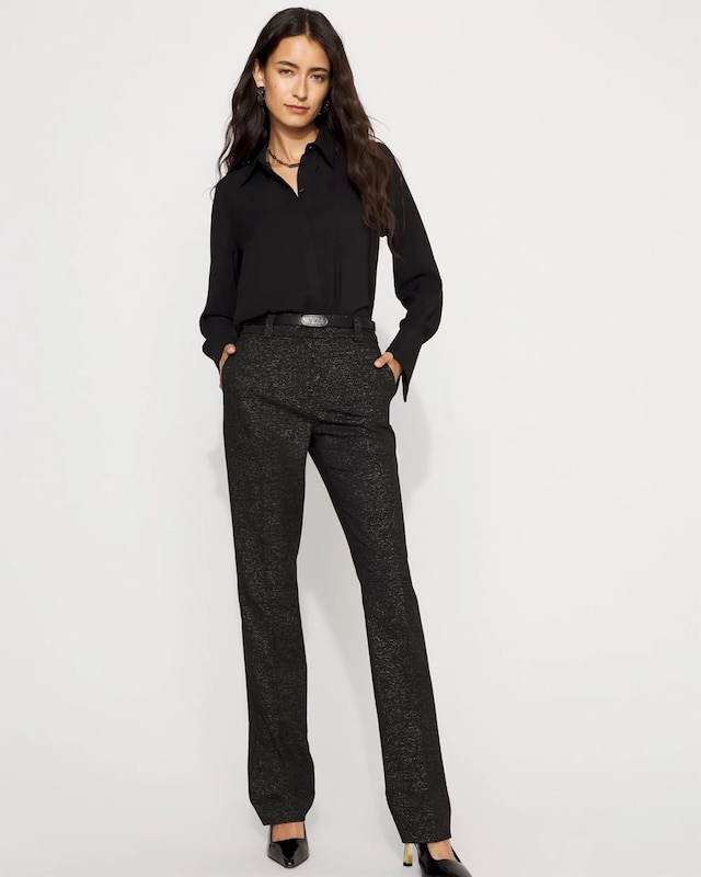 Blk Silver Lurex