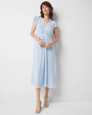 Ruched Midi Dress