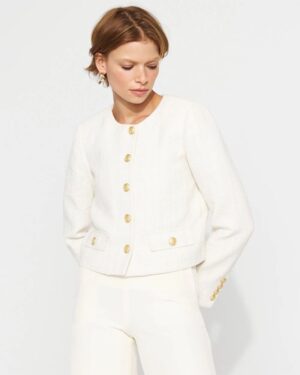 Cropped Tweed Jacket