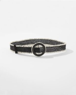 Raffia Whipstitch Belt