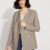 Taupe Plaid