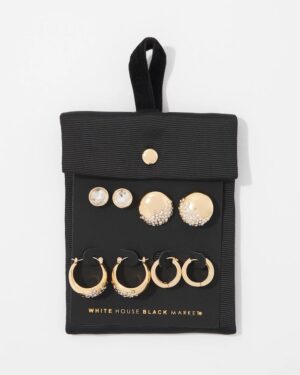 Pave 4-Pack Earrings