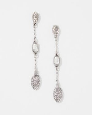 Pave Linear Earrings