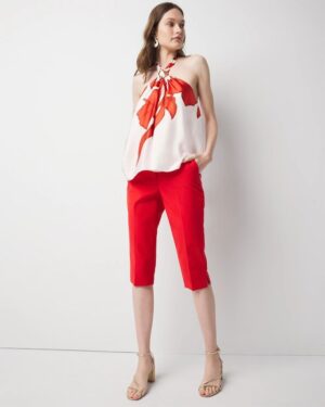 WHBM Elle Slim Capri Pant