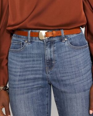 Gold Buckle Pant Belt