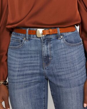 Gold Buckle Pant Belt