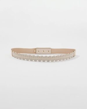 Mixed Metal Stretch Belt