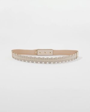 Mixed Metal Stretch Belt