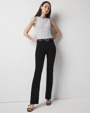 High-Rise Skinny Flare Jeans
