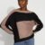 Blk Taupe Asym Clrblk