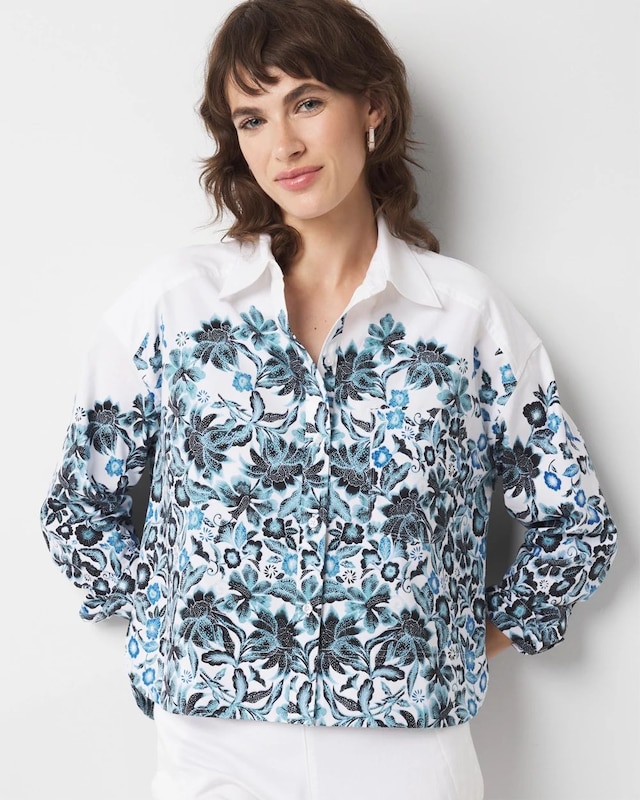 Rain Floral Style White