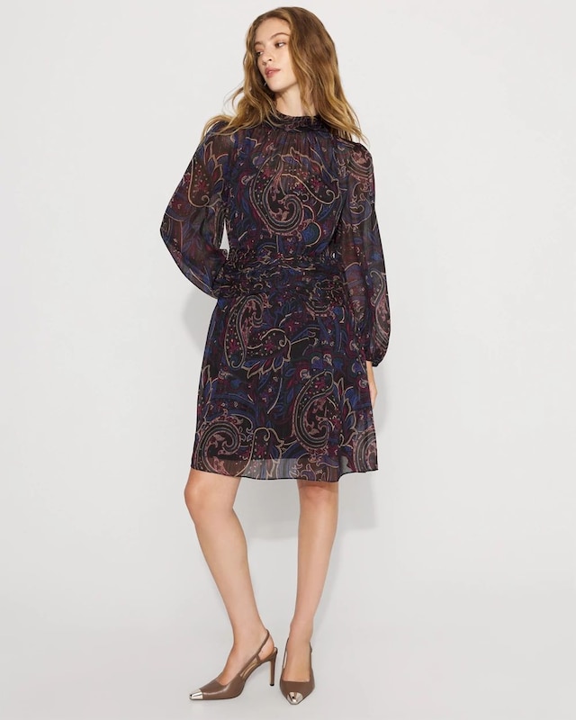 Arcane Paisley L Black