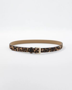 Leopard Skinny Pant Belt