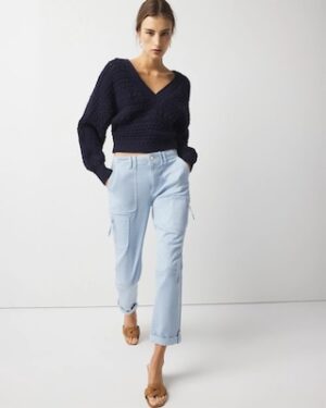Mid-Rise Pret-A-Pedi Straight Cropped Pants