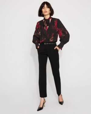 Mid-Rise Zoey Straight Pant