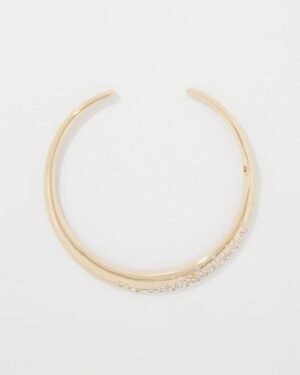 Dusted Pave Collar Necklace