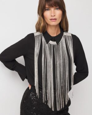 Crystal Fringe Necklace