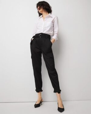 Petite Extra High-Rise Pret Cargo Tapered Ankle Pant