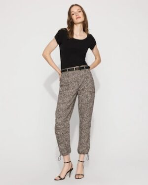 High-Rise Pret Leopard Relaxed Ankle Pant