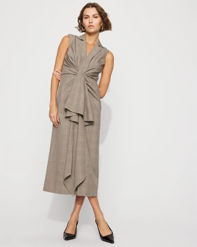 Taupe Plaid