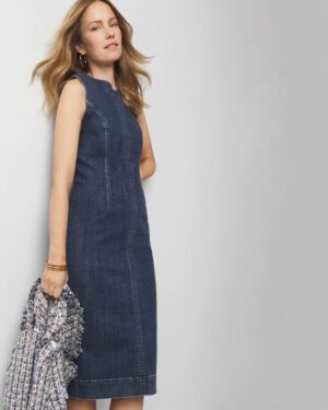 Denim Sheath Dress