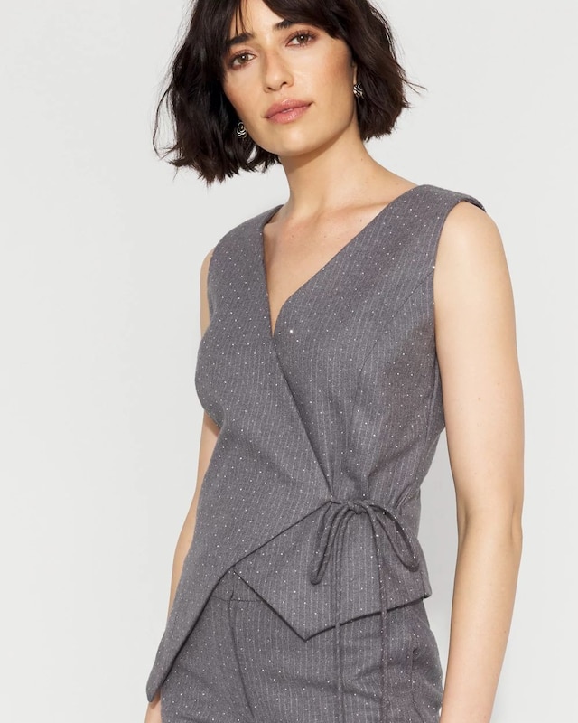 Gray With Heatset Crystal