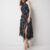 Leila Ikat Black