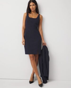 Tailored Denim Dress