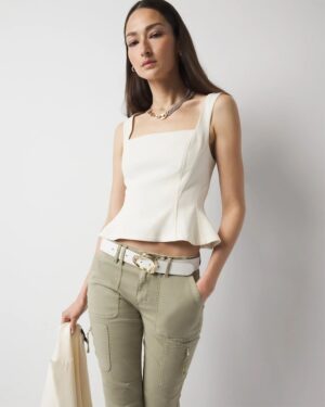 Peplum Bustier Tank