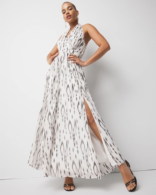 Leila Ikat Ecru