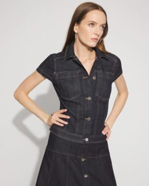 Flirty Denim Shacket