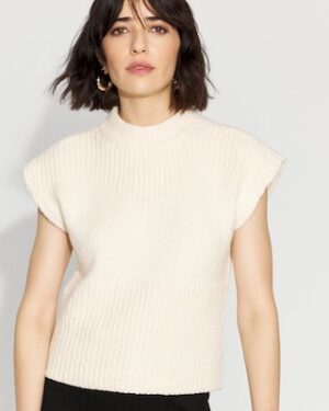 Mock Neck Sweater Vest