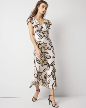 Petite Satin Slip Maxi Dress