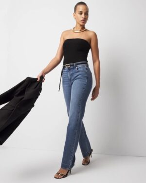 Petite Extra High-Rise Straight Jean