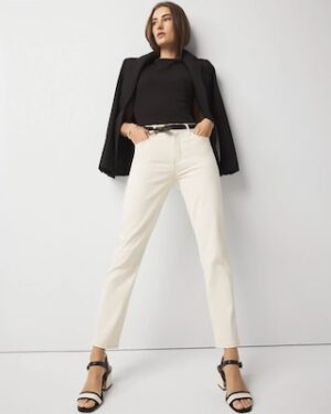 High-Rise Straight Ankle Jean