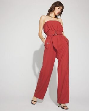 Strapless Utility Jumpsuit