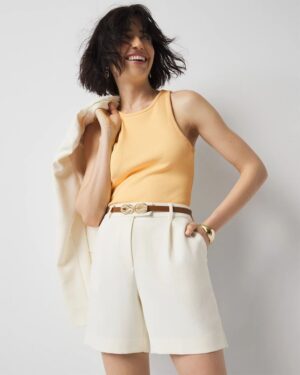 High-Rise Tailored Short