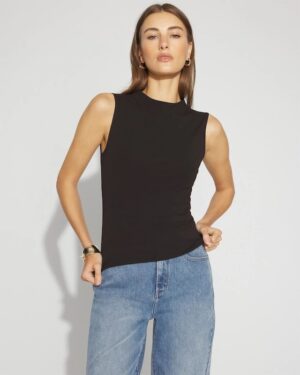 WHBM FORME All Ways Stretch High-Crewneck Tank Top
