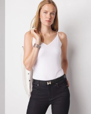 WHBM FORME All Ways Stretch V-Neck Cami
